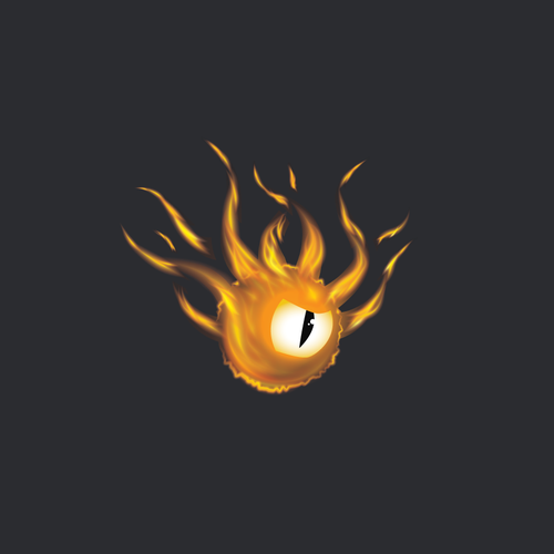 Amazing logo with the title 'Behodler on fire!'
