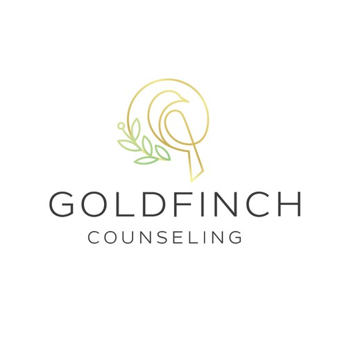 Psychology logo with the title 'Goldfinch Counseling'