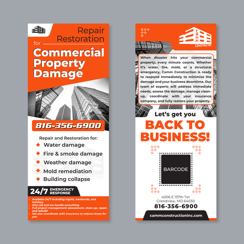 Emergency design with the title 'Flyer design contest entry'