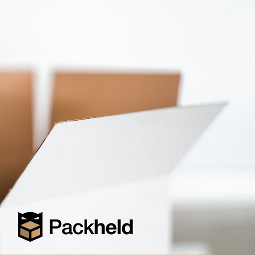 Shipping logo with the title 'packaging logo'