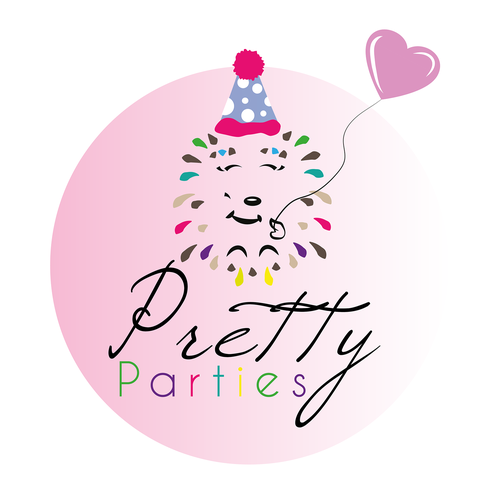 Hedgehog logo with the title 'Feminine Party Supplies Company'