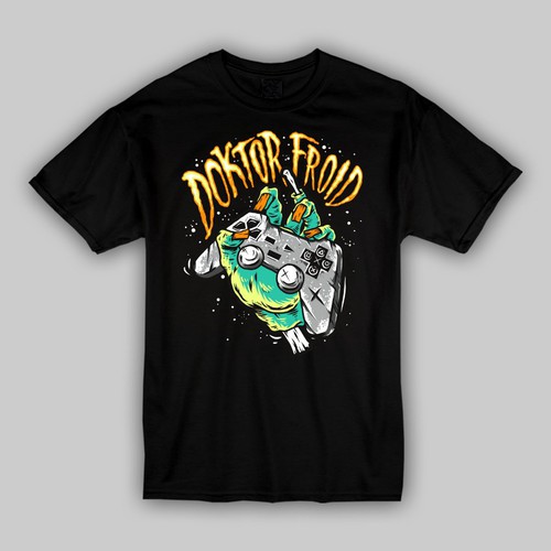 Gaming t-shirt with the title 'BEST GAMING SHIRT DESIGN PEOPLE HAVE EVER SEEN!'