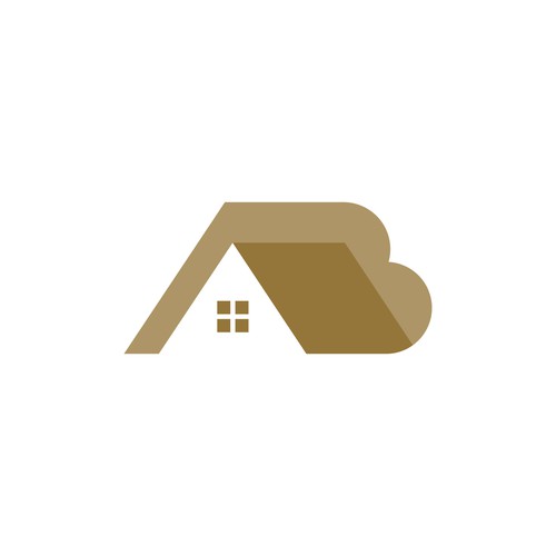 Construction brand with the title 'AB - House Logo'