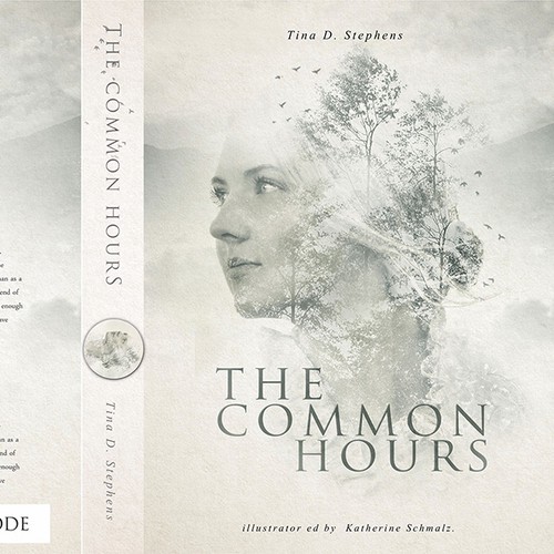 Digital art book cover with the title 'Create an attention grabbing book cover for a first time novelist!'