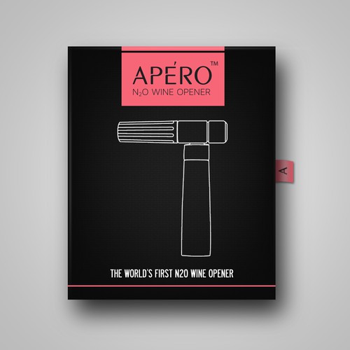 Kitchen packaging with the title 'Wine Opener Packaging design'