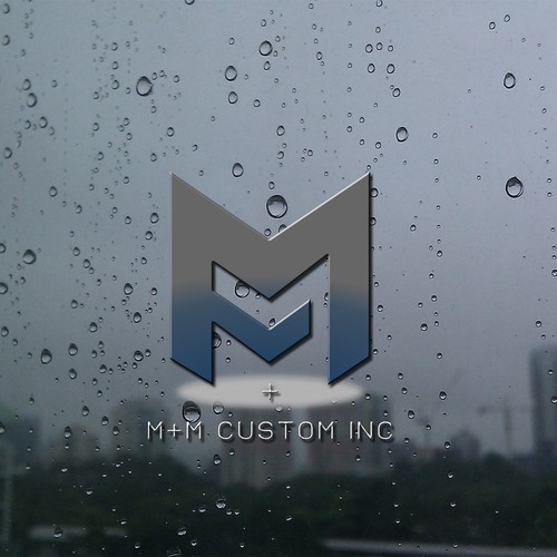Conceptual brand with the title 'Logo for custom INC'