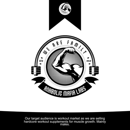 Hardcore logo with the title 'AML logo'