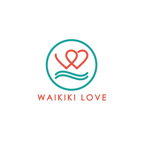 Surfer logo with the title 'Create a logo for a professional female stand-up surfer as an ocean lifestyle athlete.'