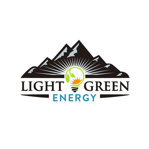Modern vintage logo with the title 'Clean Energy Company'