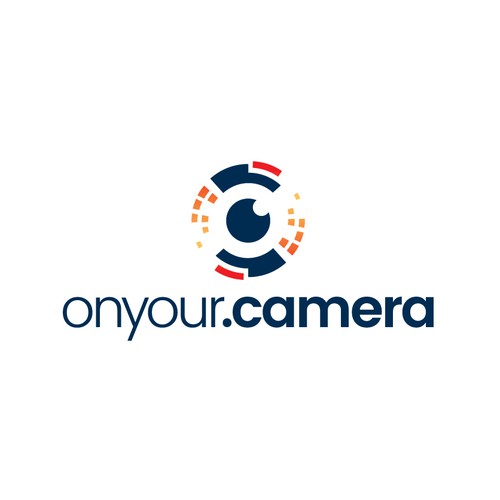 Lens design with the title 'On Your Camera Logo'