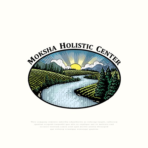 Tree brand with the title 'Moksha Holistic Center '