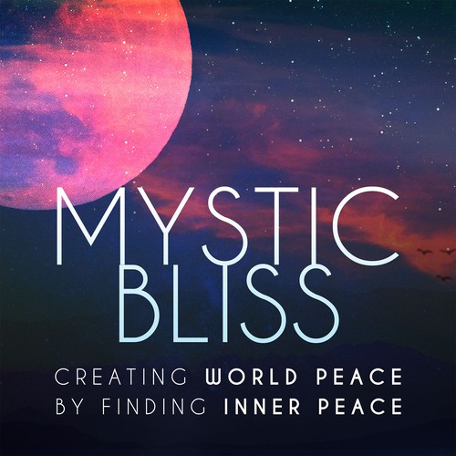 Podcast cover artwork with the title 'Mystic Bliss'