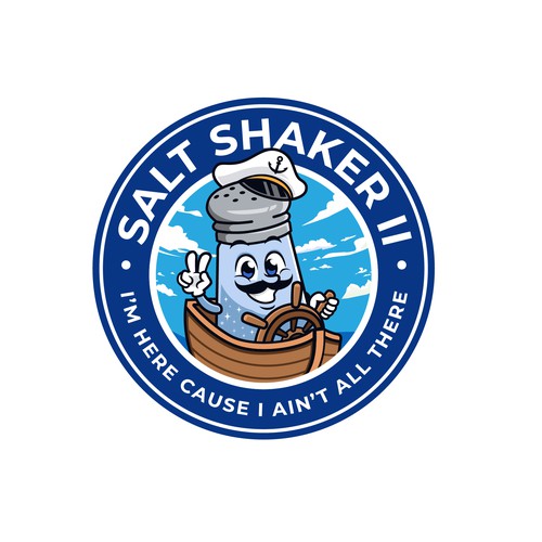 Captain logo with the title 'Salt Shaker II'