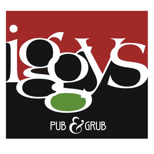 Bar logo with the title 'Iggy's Pub And Grub needs a new logo'