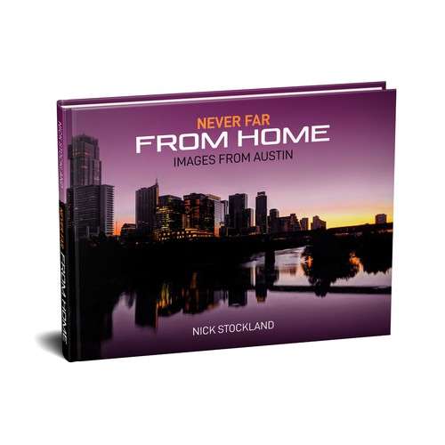 Urban book cover with the title 'Cover design for photo book'