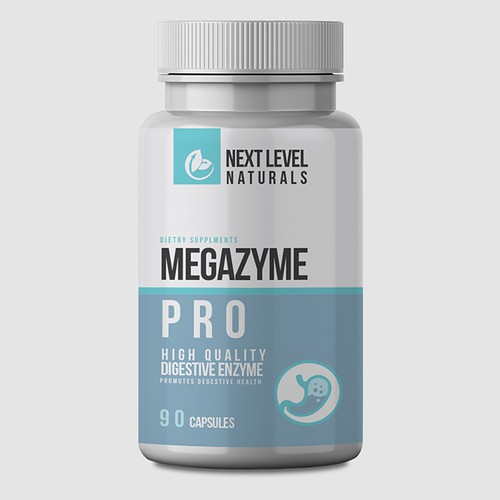 Label packaging with the title 'Next level naturals supplement label'