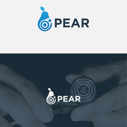 Pear logo with the title 'modern logo for PEAR'
