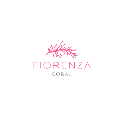Coral design with the title 'Fiorenza Coral Jewelry'