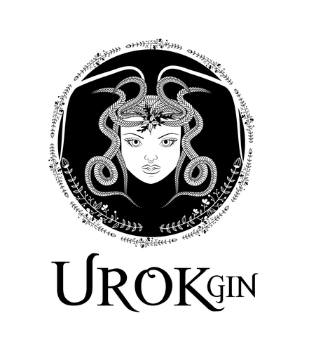 Elf logo with the title 'Gin label'