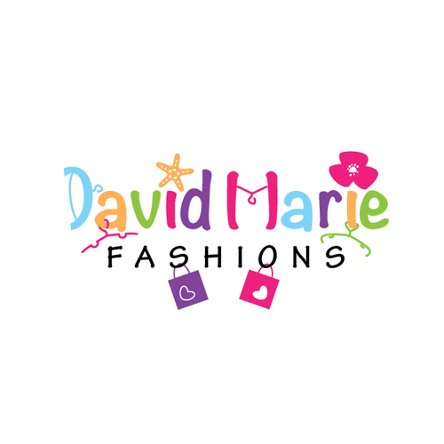 Children's clothes logo with the title 'Logo for children's boutique'