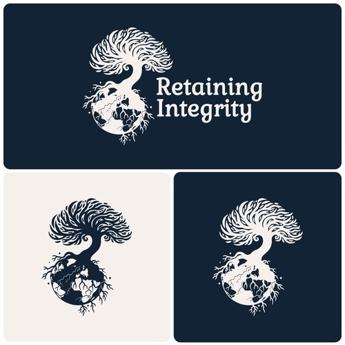 Tree of life logo with the title ' "Retaining Integrity" Guiding Light for Visionary Leaders'
