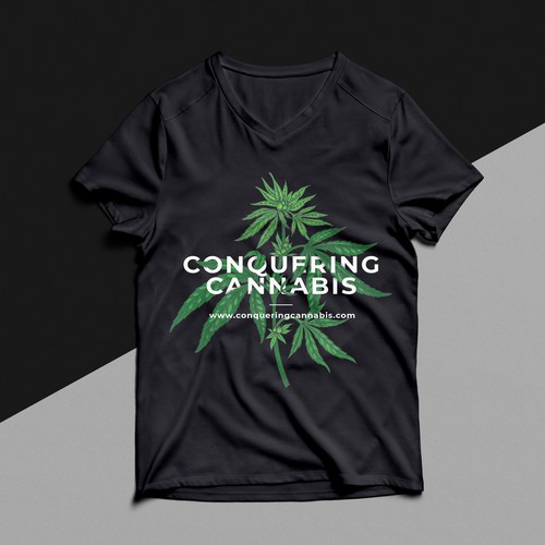 Green t-shirt with the title 'T-Shirt Design'