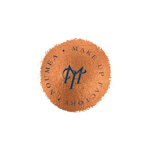 Makeup logo with the title 'Custom make up monogram'
