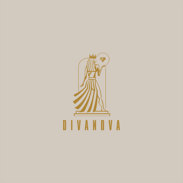 Female design with the title 'Divanova'