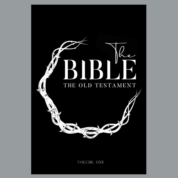 Bible book cover with the title 'The Bible'