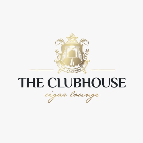 Lounge design with the title 'The Clubhouse'
