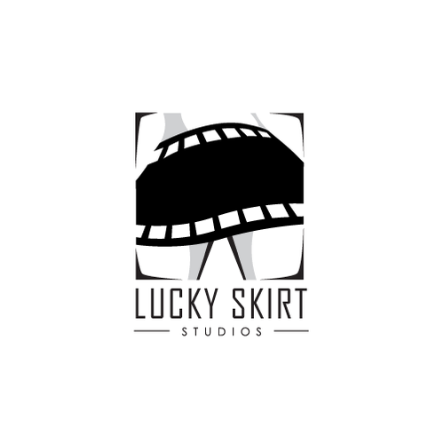 Film logo with the title 'Lucky Skirt Studios'