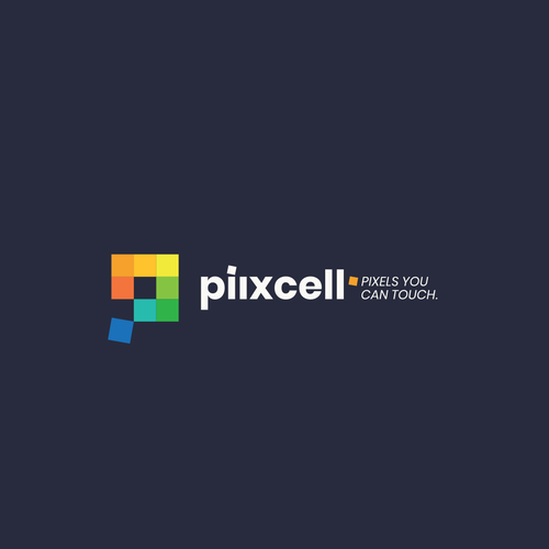 Design with the title 'Brand Identity & Tactile Logo System'