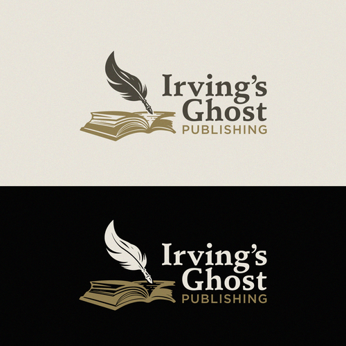 Logo with the title 'Irving’s Ghost Publishing Logo'