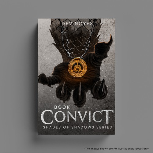 Book cover with the title 'Book Cover for "Shades of Shadows Series""'