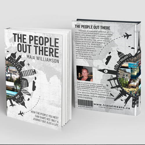 Story book cover with the title 'Book Cover for Travel'