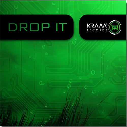 DJ artwork with the title 'Create the next illustration for Kram Records'