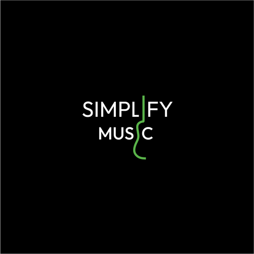 Guitar logo with the title 'Simplify Music'