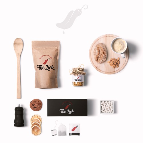 Pepper logo with the title 'Logo for a local food pop up .'