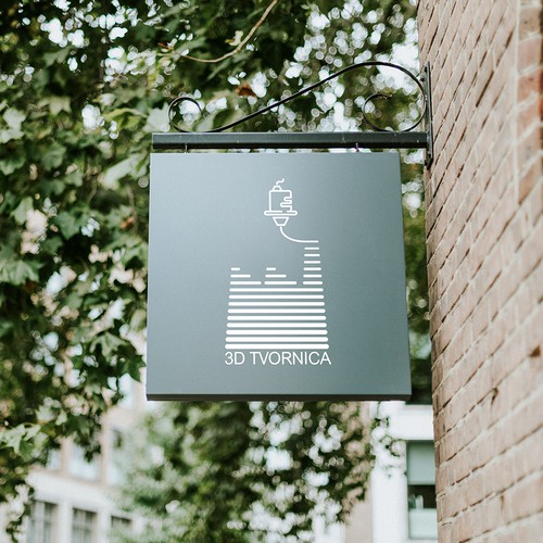 Factory logo with the title '3D Tvornica (3D Factory)'