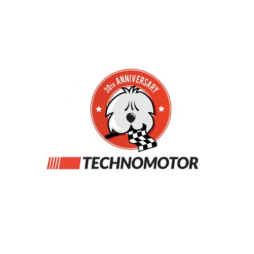 Motor design with the title 'Renewed corporate identity after 30 years in business'