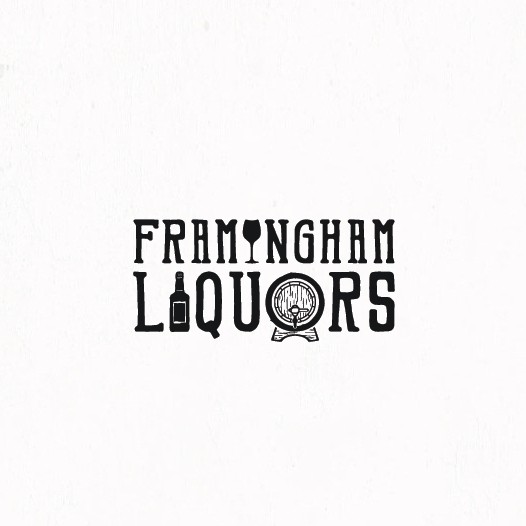 Liquor store logo with the title 'Logo for a liquor store with integrated graphics'
