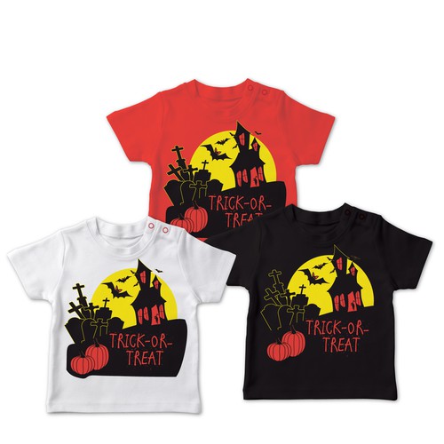 Holiday t-shirt with the title 'Happy Halloween'