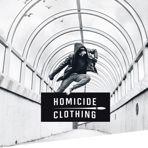 Bullet design with the title 'urban/ streetwear clothing line'