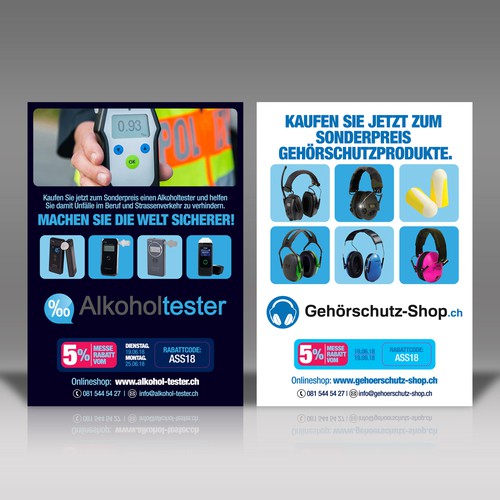 Ad design with the title 'Online Trading GmbH'