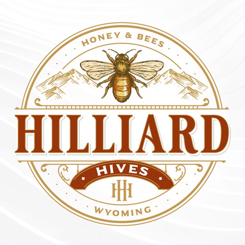 Honey logo with the title 'Hilliard Hives'