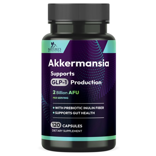 Medical label with the title 'Supplement Label Product Design'