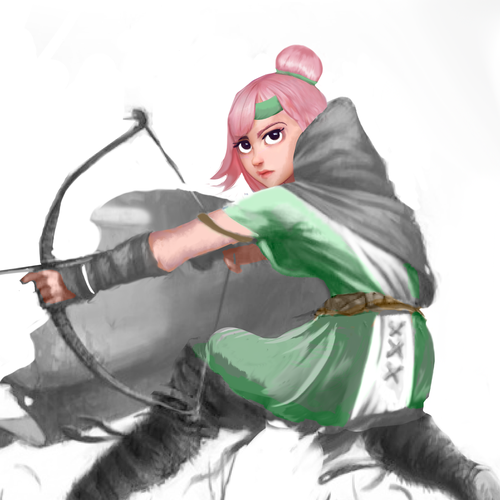 Steam design with the title 'Archer sketch'