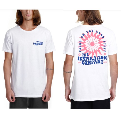 Vintage t-shirt with the title 'Branded Inspiration Co Merch Line'