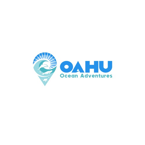 Location logo with the title 'Ocean Logo (for sale)'
