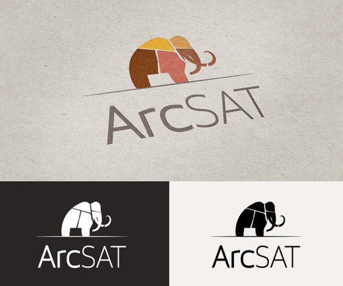 Ancient logo with the title 'Modern archaeological logo'